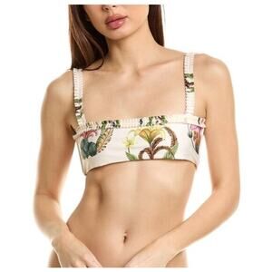NWT Agua By Agua Bendita Women's Bikini Two-Piece Nopal Marina Sz Medium Floral